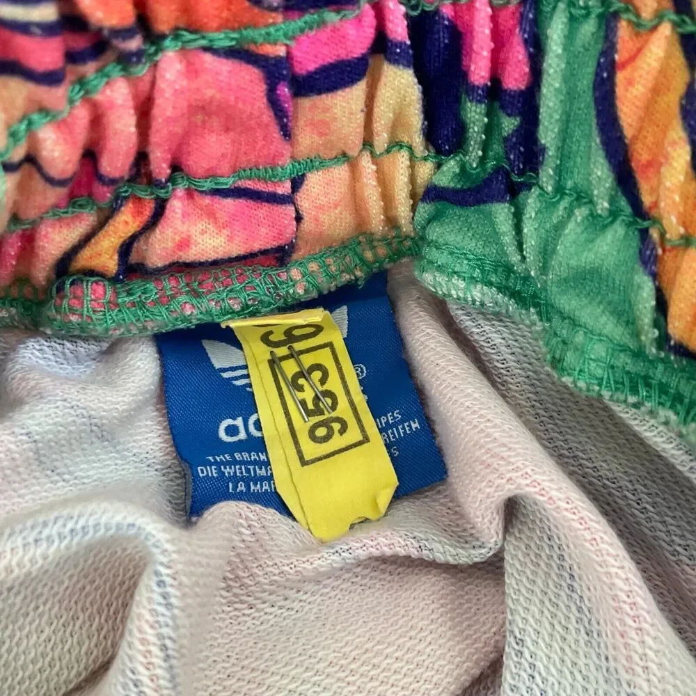 adidas Multicolor Floral Print Mini Skirt